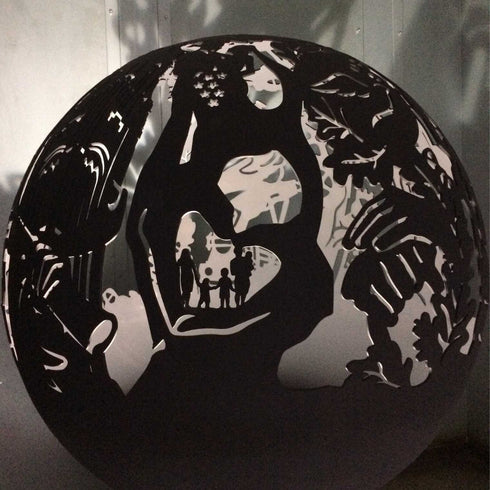 Bespoke Spherical Fire Pit BIRTHDAY GIFT